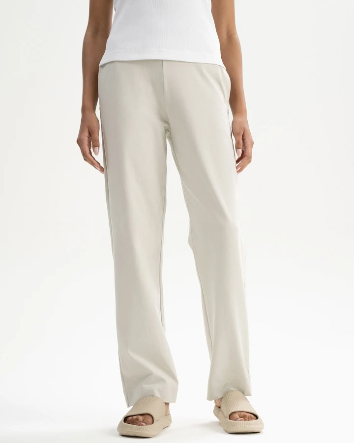 MELA Damen vegan Loungehose Kirani Beige