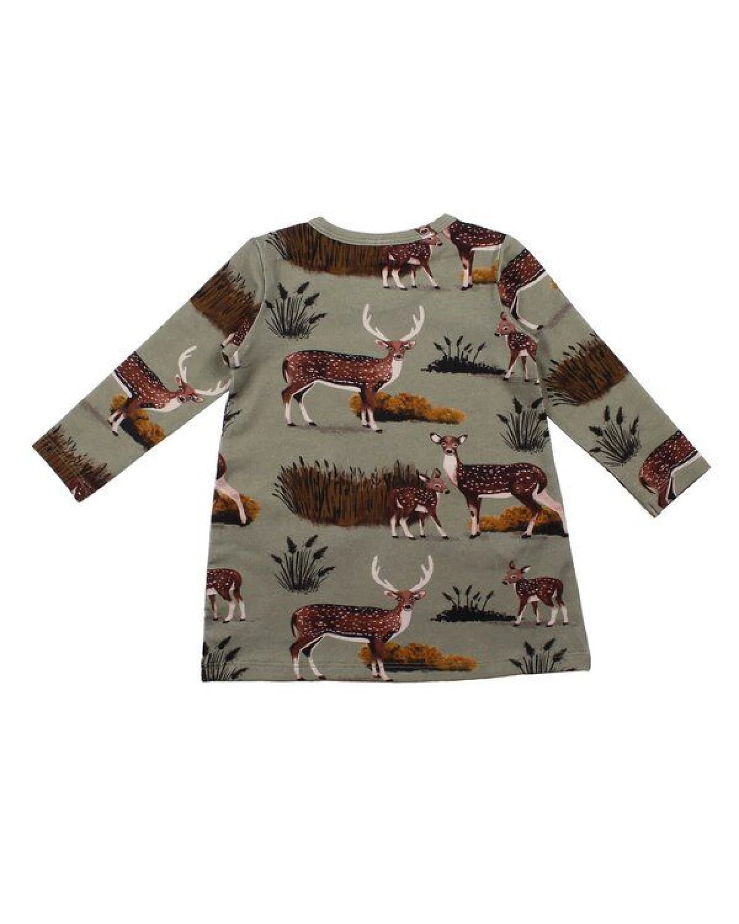 Jersey Kleid *Deer Family* GOTS Bio Baumwolle – Ansicht 2