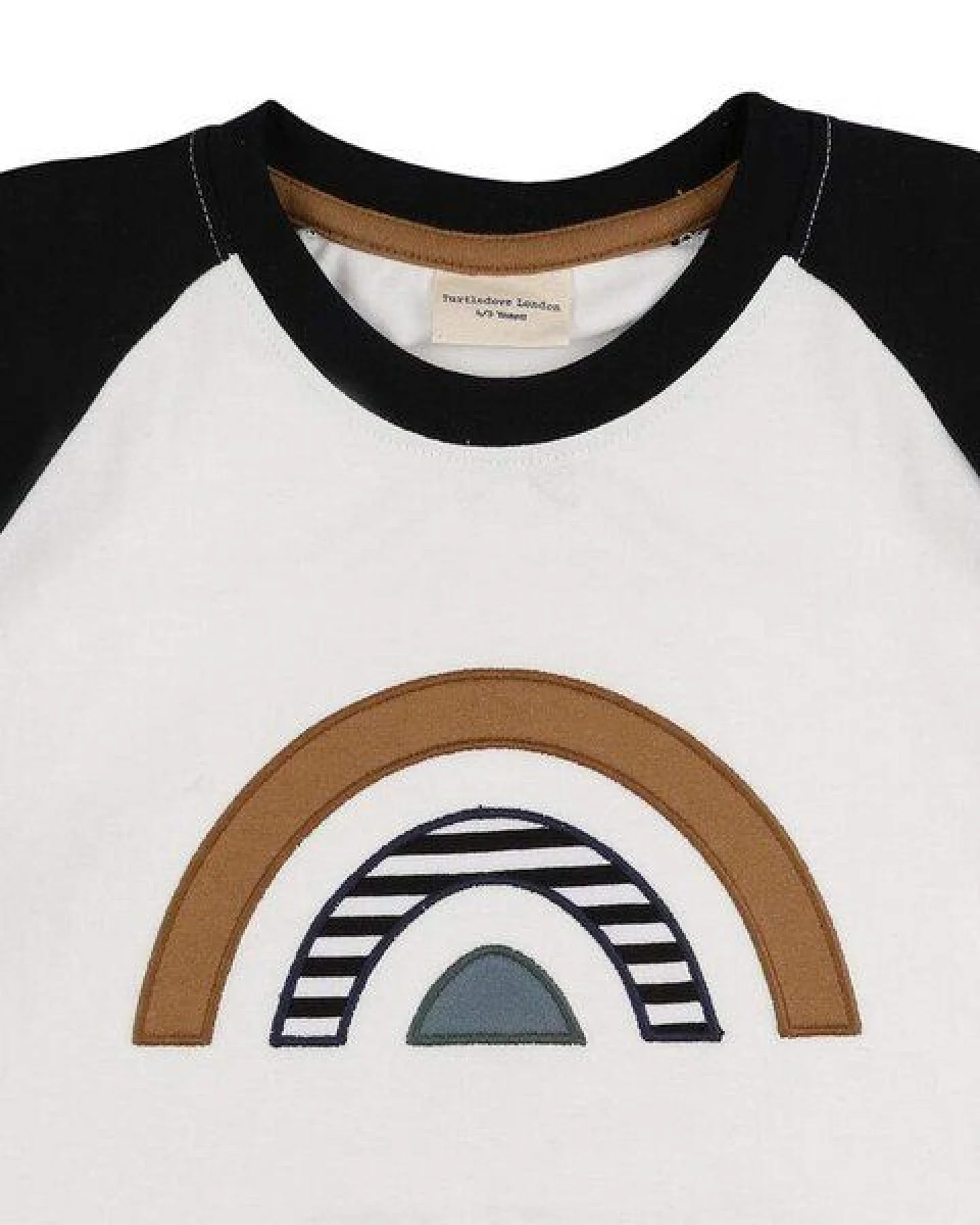 Regenbogen Raglan Shirt – Ansicht 3