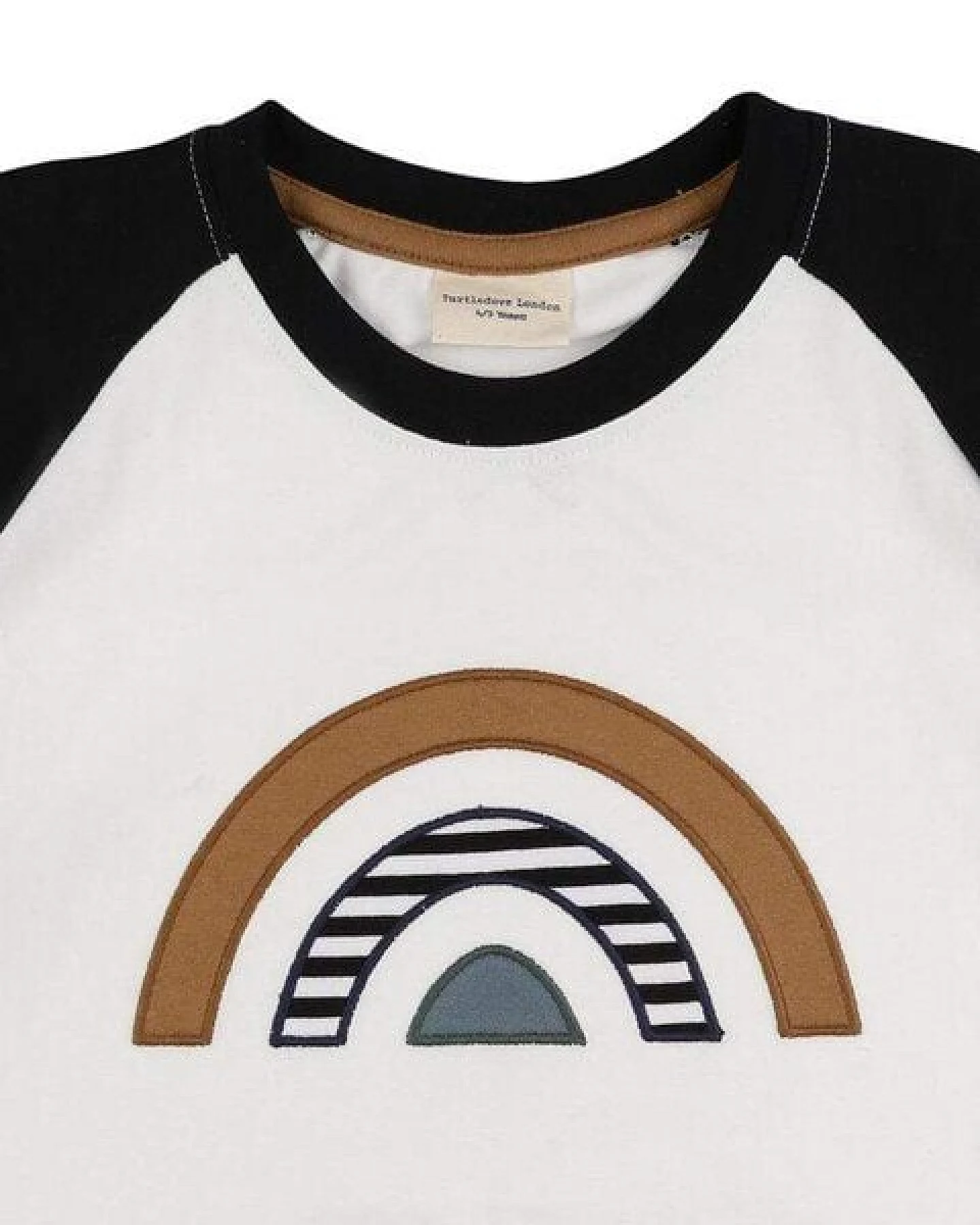 Regenbogen Raglan Shirt – Ansicht 3
