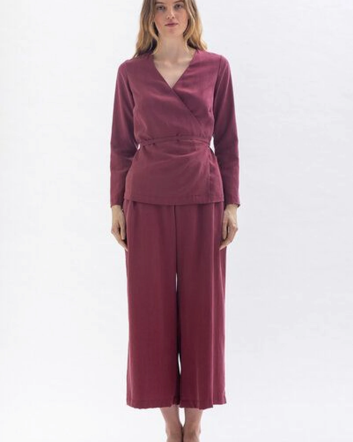 Studio Hertzberg Wickeltop *FRII-DAA* aus Tencel – Ansicht 4