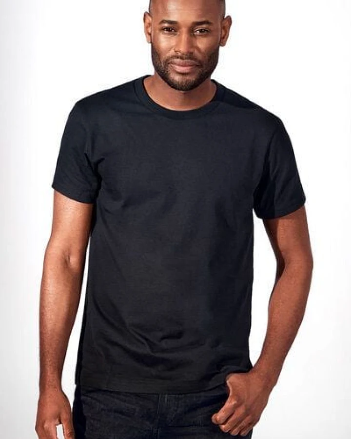 Bread & Boxers Herren T-Shirt mit Rundhalsausschnitt "MAN - CREW NECK REGULAR" - 100% Biobaumwolle - GOTS