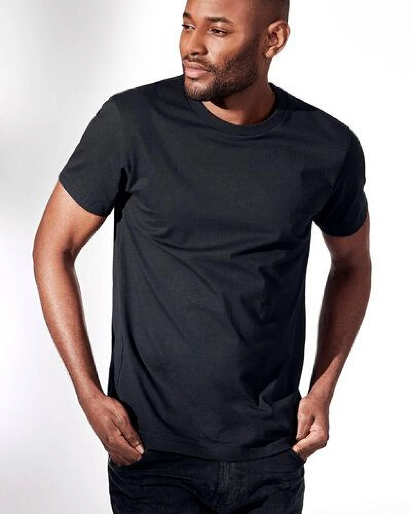 Bread & Boxers Herren T-Shirt mit Rundhalsausschnitt "MAN - CREW NECK REGULAR" - 100% Biobaumwolle - GOTS – Ansicht 2