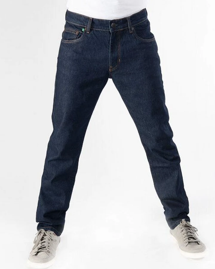 fairjeans REGULAR NAVY 100, dunkelblaue Jeans aus 100% Bio-Baumwolle ohne Elasthan
