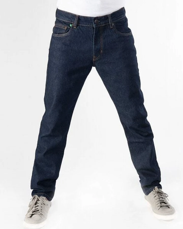fairjeans REGULAR NAVY 100, dunkelblaue Jeans aus 100% Bio-Baumwolle ohne Elasthan