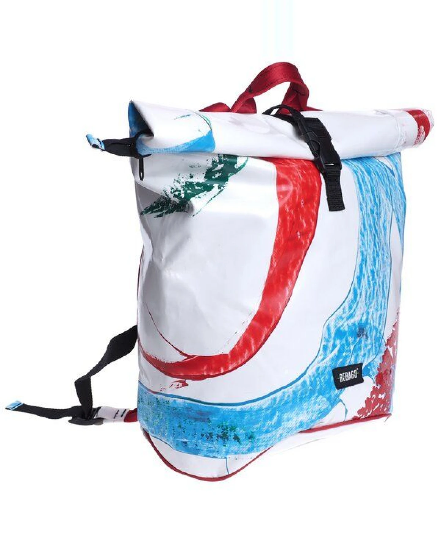 Rebago Rucksack George aus recycelter LKW-Plane – Ansicht 4