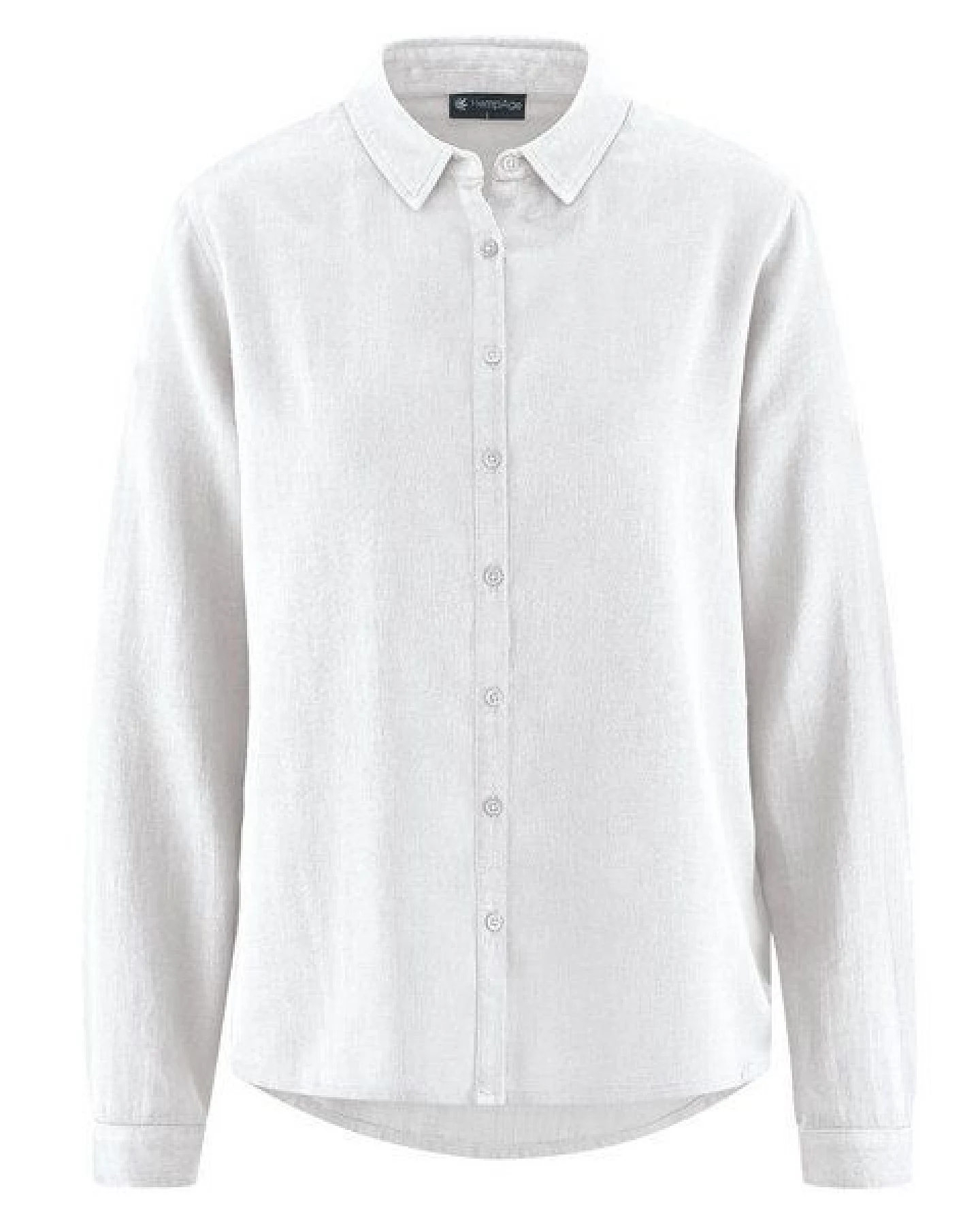 HempAge Damen Langarm-Bluse Hanf/Bio-Baumwolle – Ansicht 2
