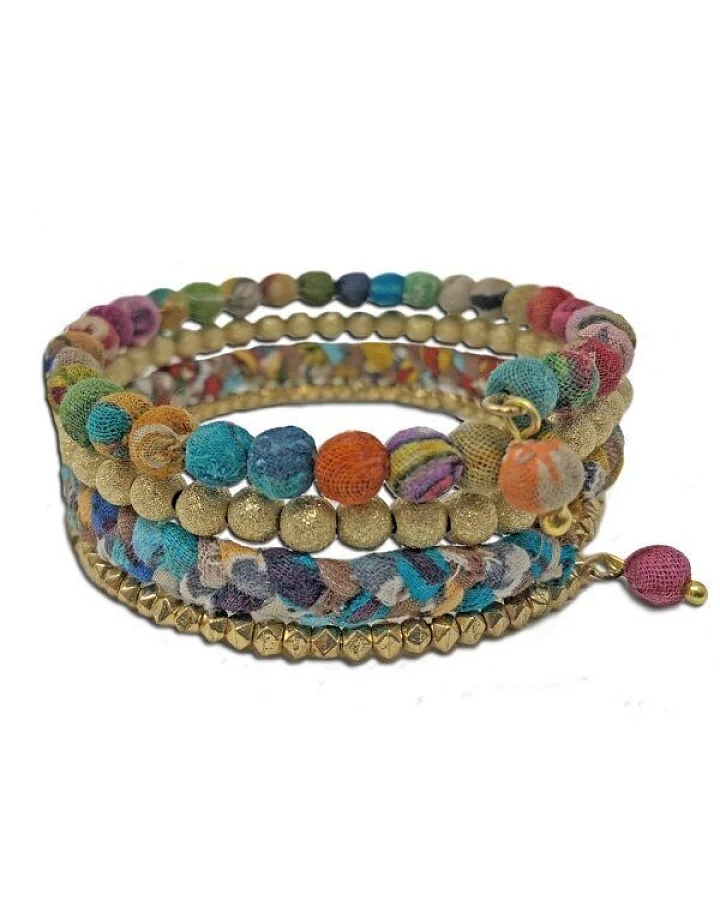 Worldfinds Kantha Armband Wrap
