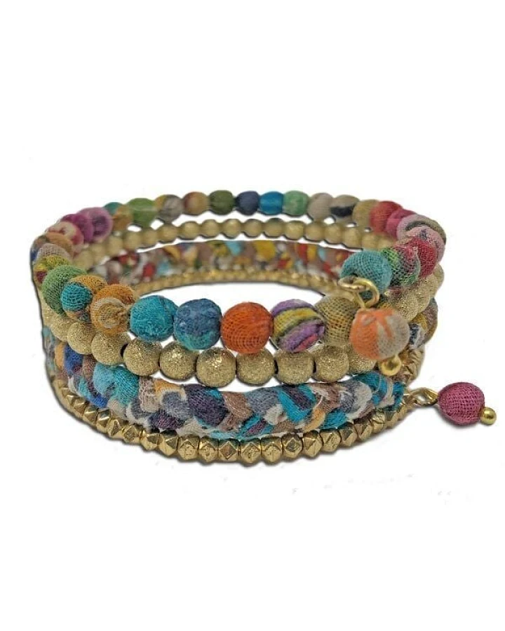 Worldfinds Kantha Armband Wrap