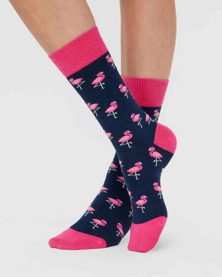 Natural Vibes Flamingos Socken Bio GOTS