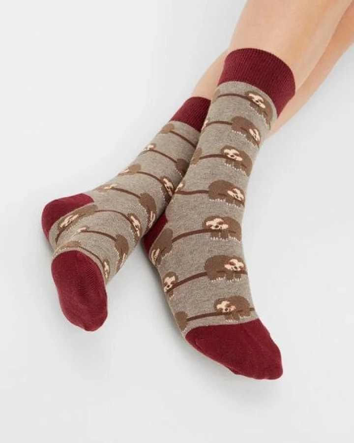Natural Vibes Sloth Socken Bio GOTS