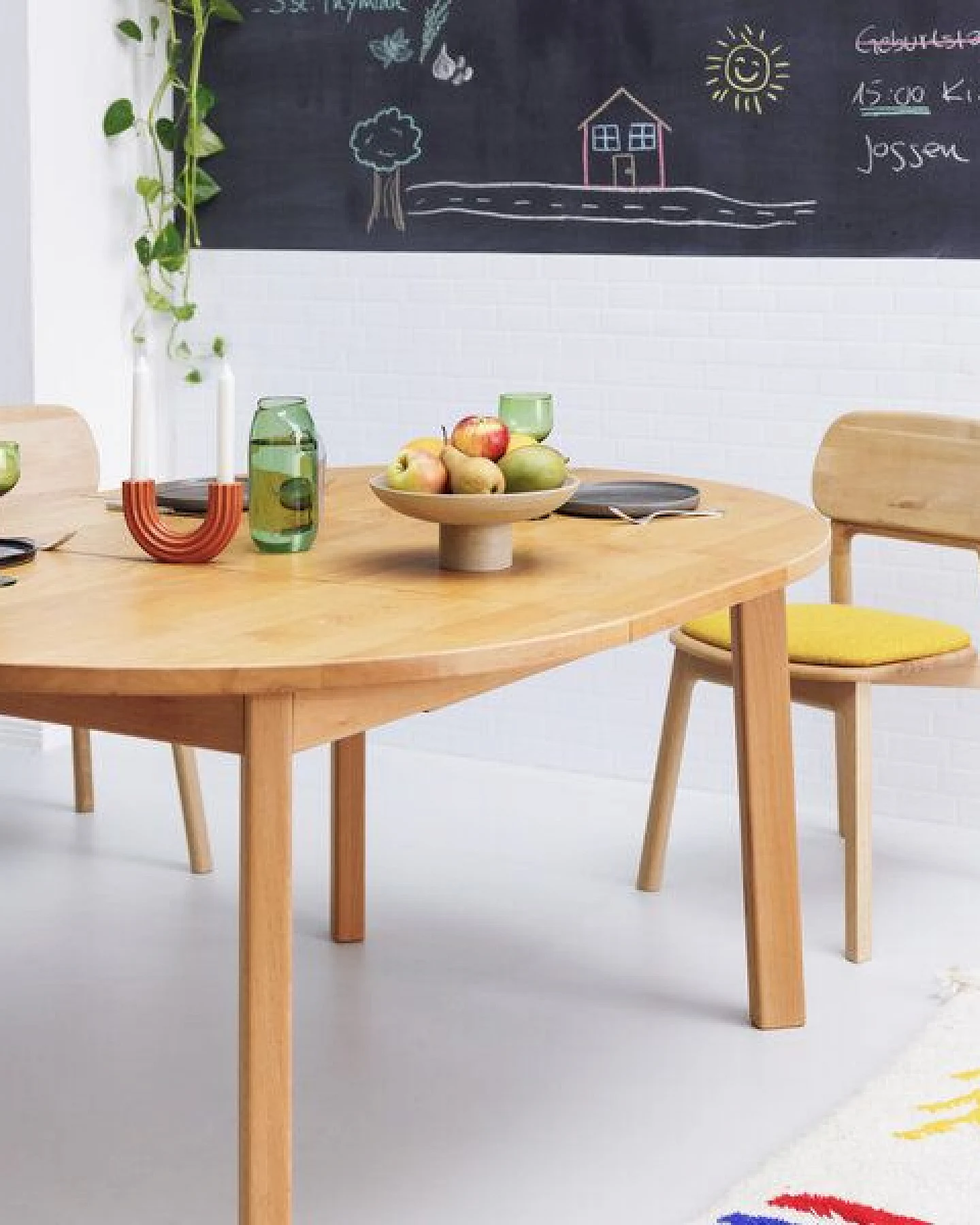 ekomia Runder Ausziehtisch Form F – Ansicht 2