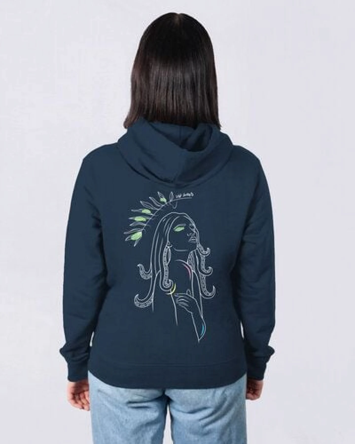 vis wear Medusa - Hoodie aus Bio-Baumwolle – Ansicht 3