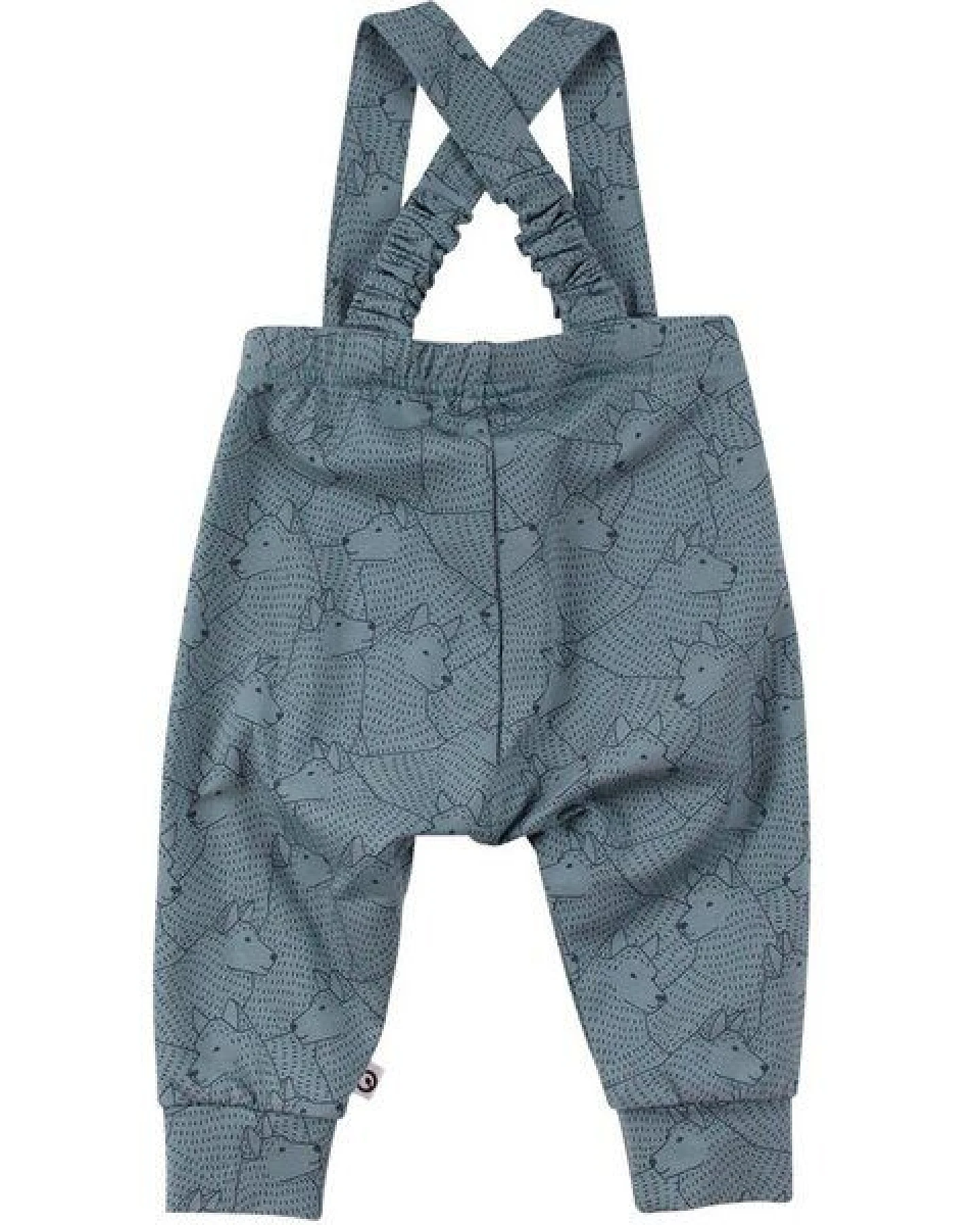 Müsli by Green Cotton Baby Hose mit Trägern *Wölfe* GOTS zertifiziert – Ansicht 2