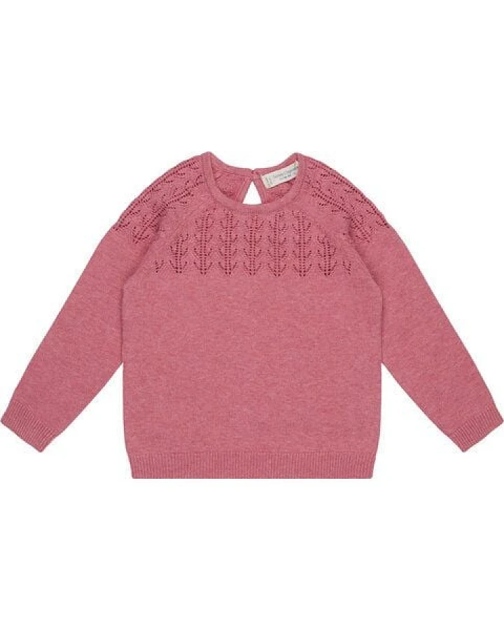sense-organics Baby Strickpulli mit Spitze *Honovi* GOTS