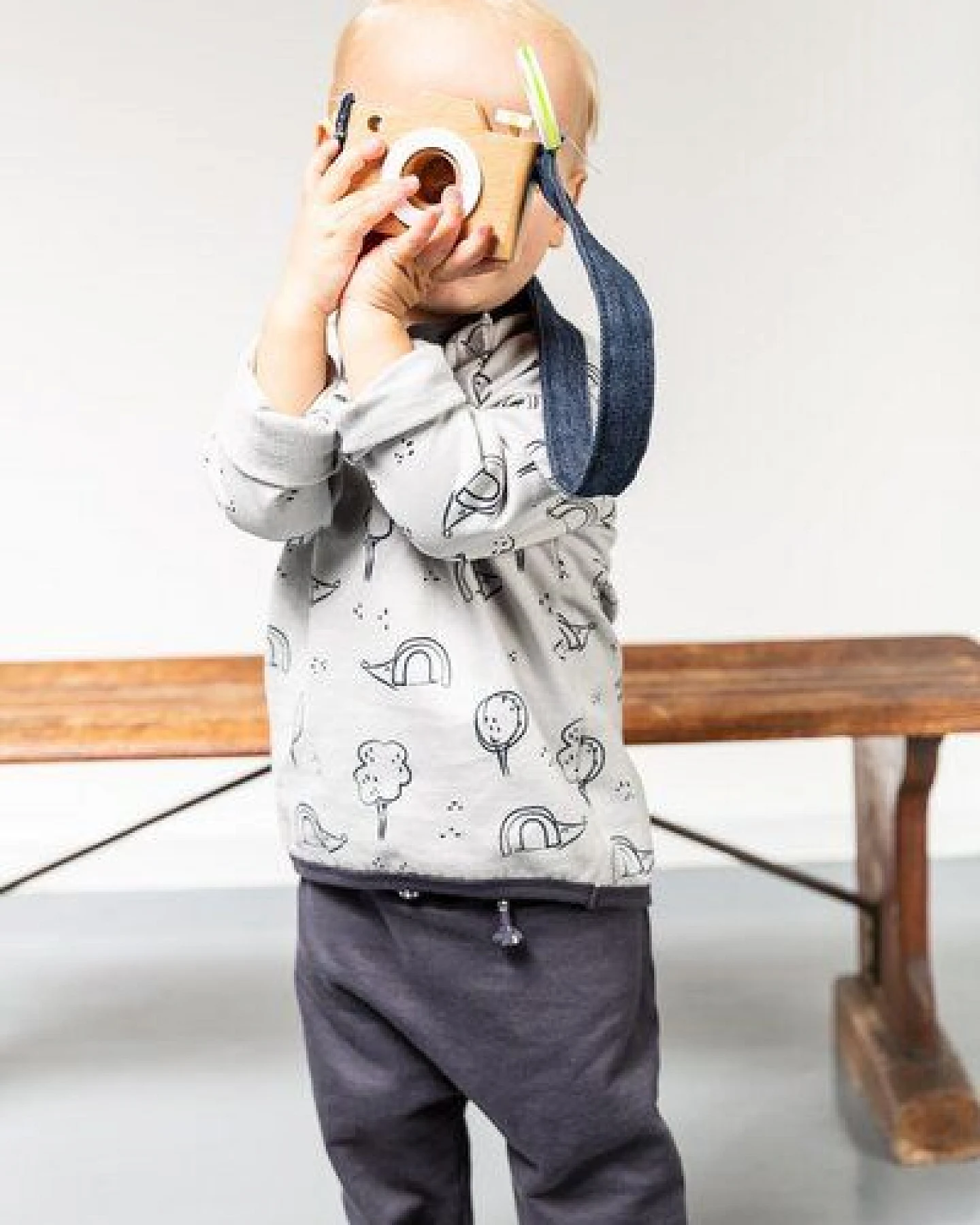 sense-organics Baby Sweatshirt *Igel* GOTS – Ansicht 2