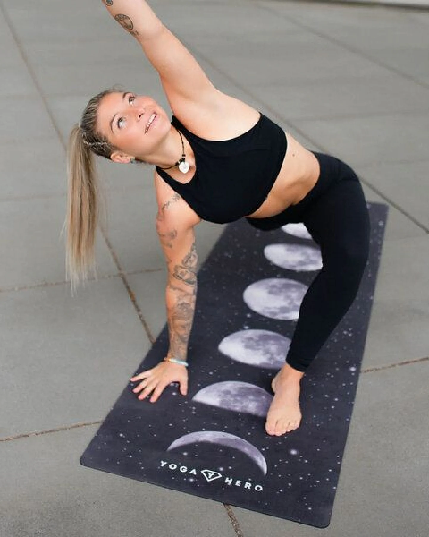 Yoga Hero Yogamatte Classic 3,5mm mit Tragegurt – Ansicht 4