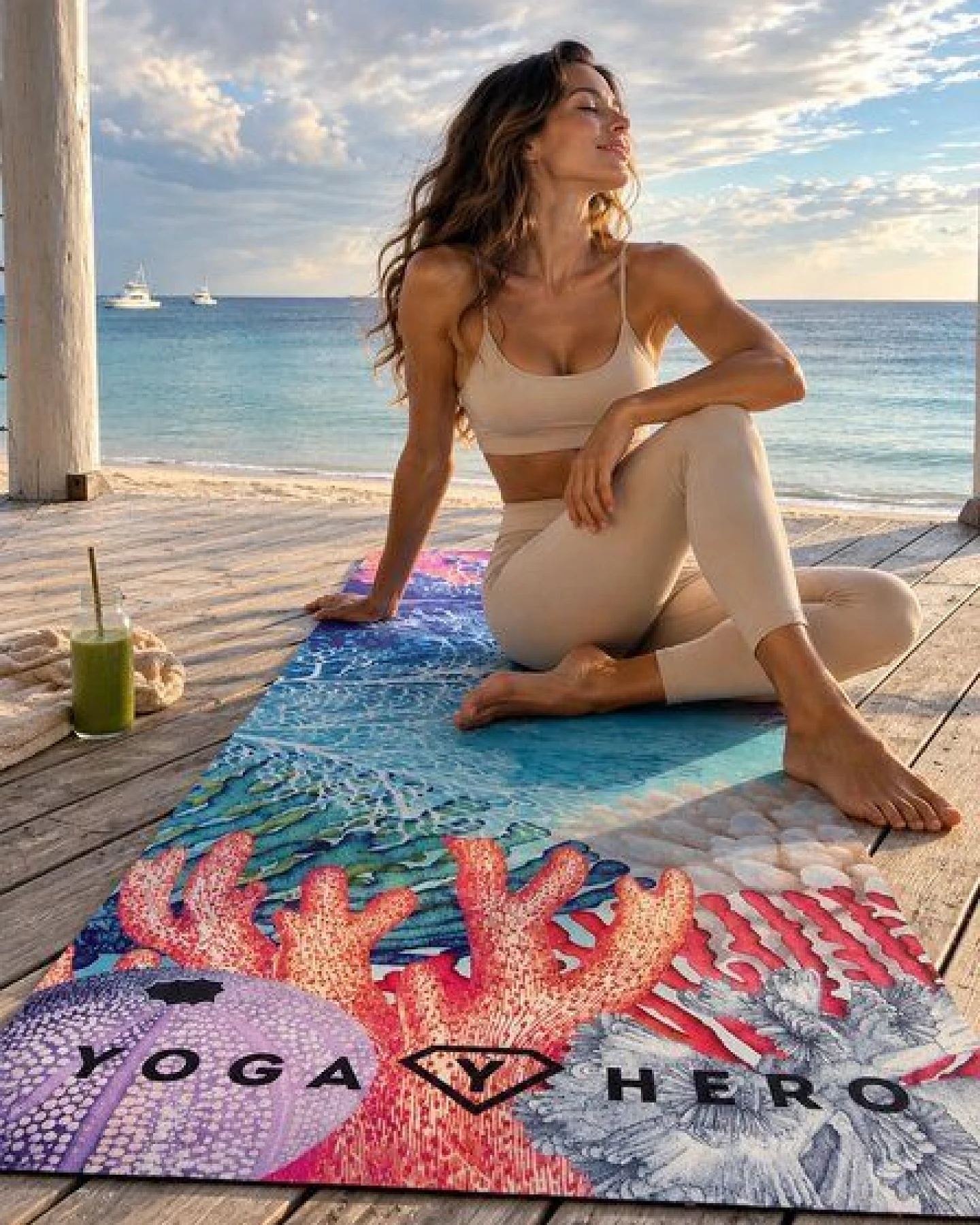 Yoga Hero Yogamatte Classic 3,5mm mit Tragegurt – Ansicht 3