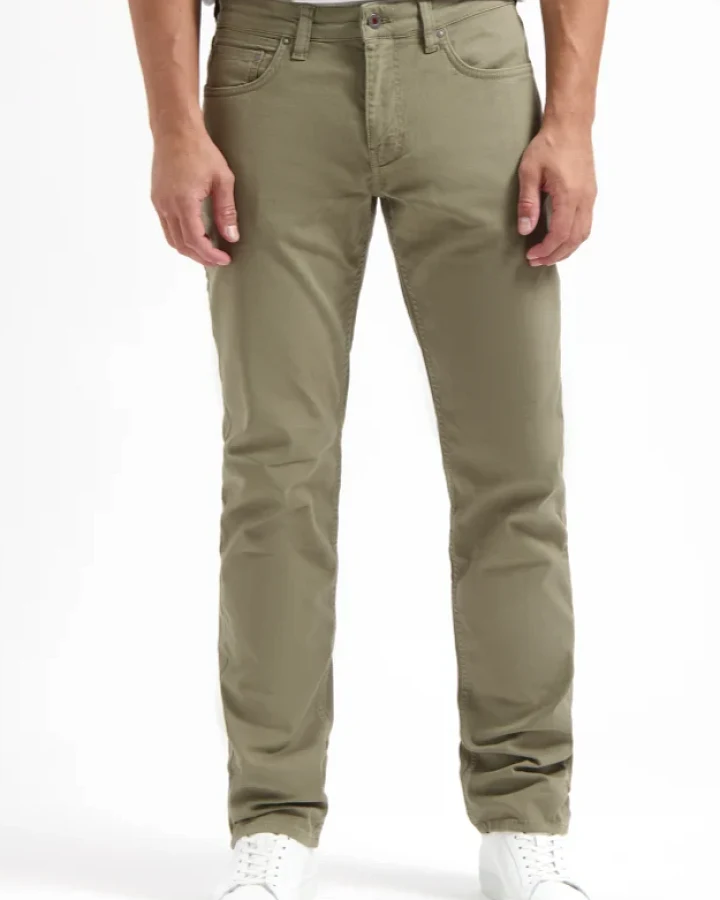 Kuyichi Herren vegan Jeans Nick Straight Army Green