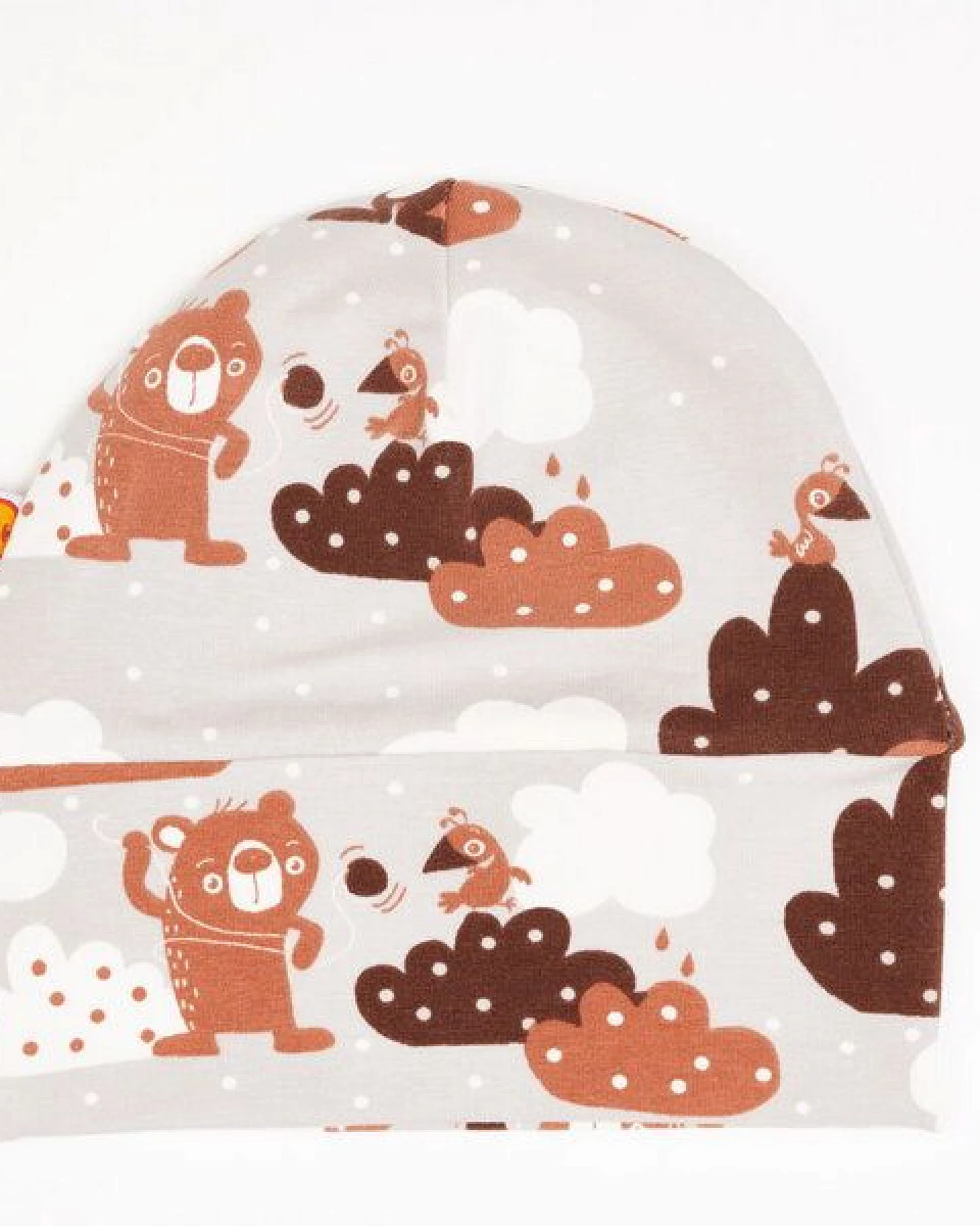 Cheeky Apple Gefütterte Babyhaube "Yo-yo – Ansicht 2