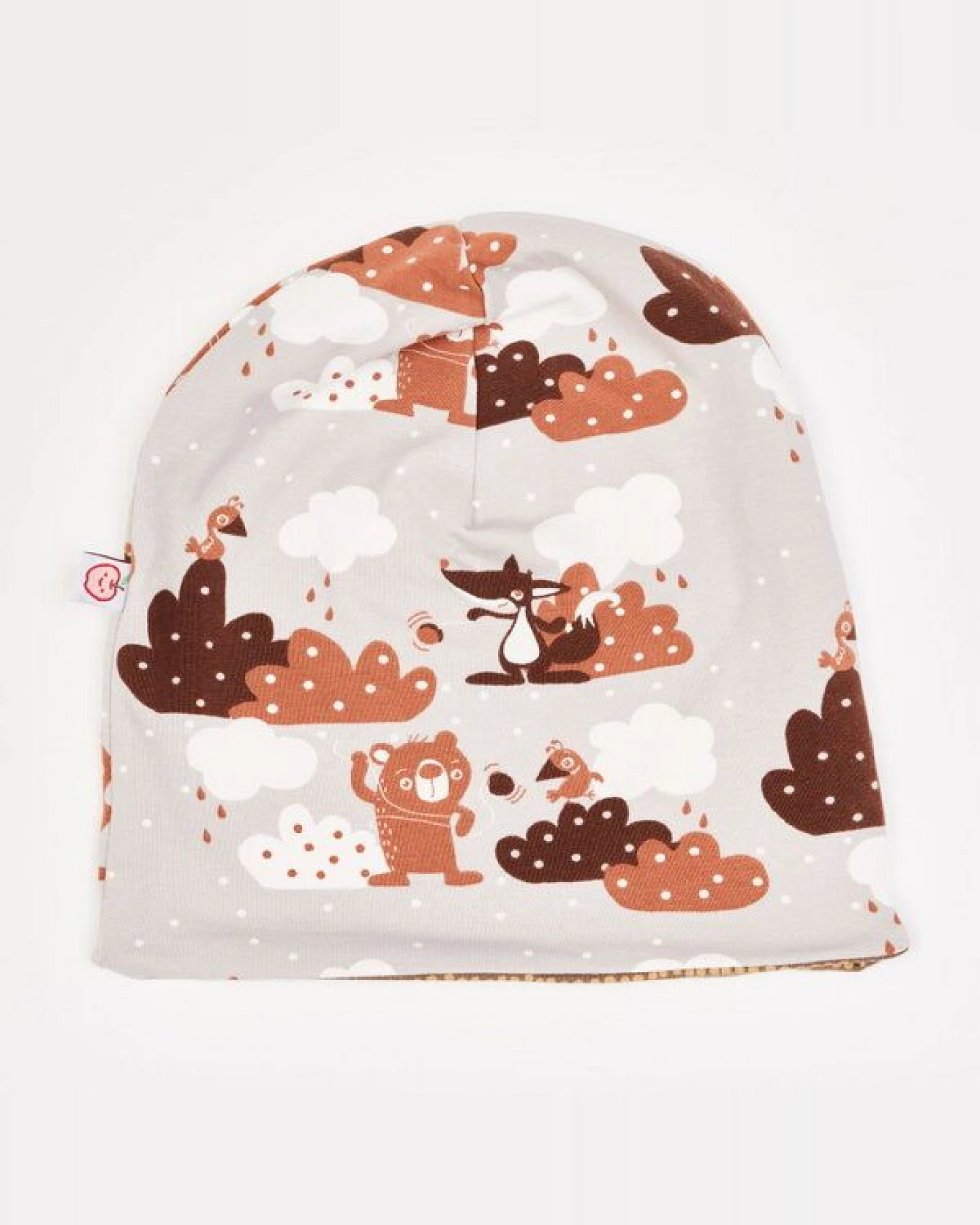 Cheeky Apple Beanie-Haube aus Bio-Baumwolle "Yo-yo – Ansicht 2
