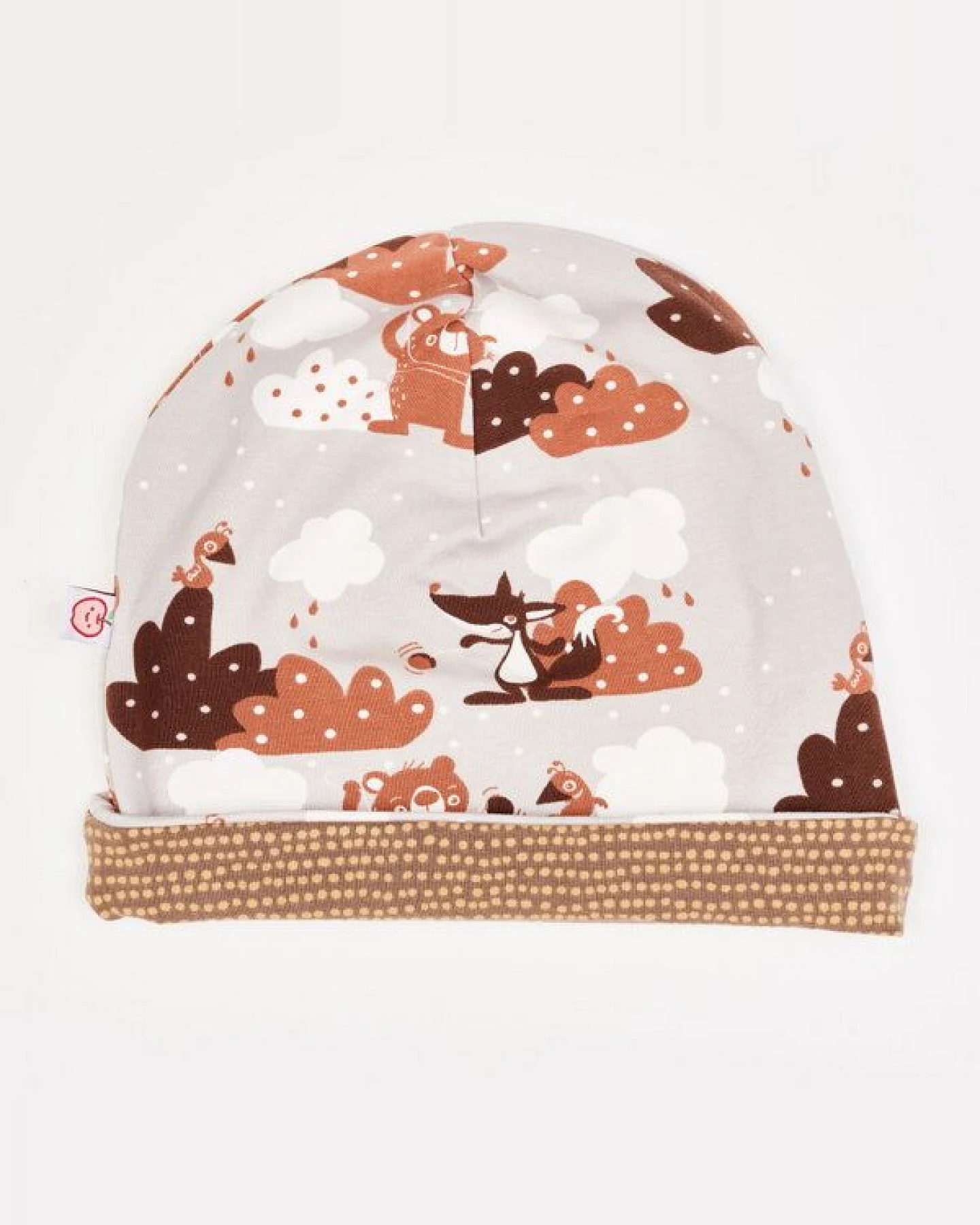 Cheeky Apple Beanie-Haube aus Bio-Baumwolle "Yo-yo – Ansicht 3