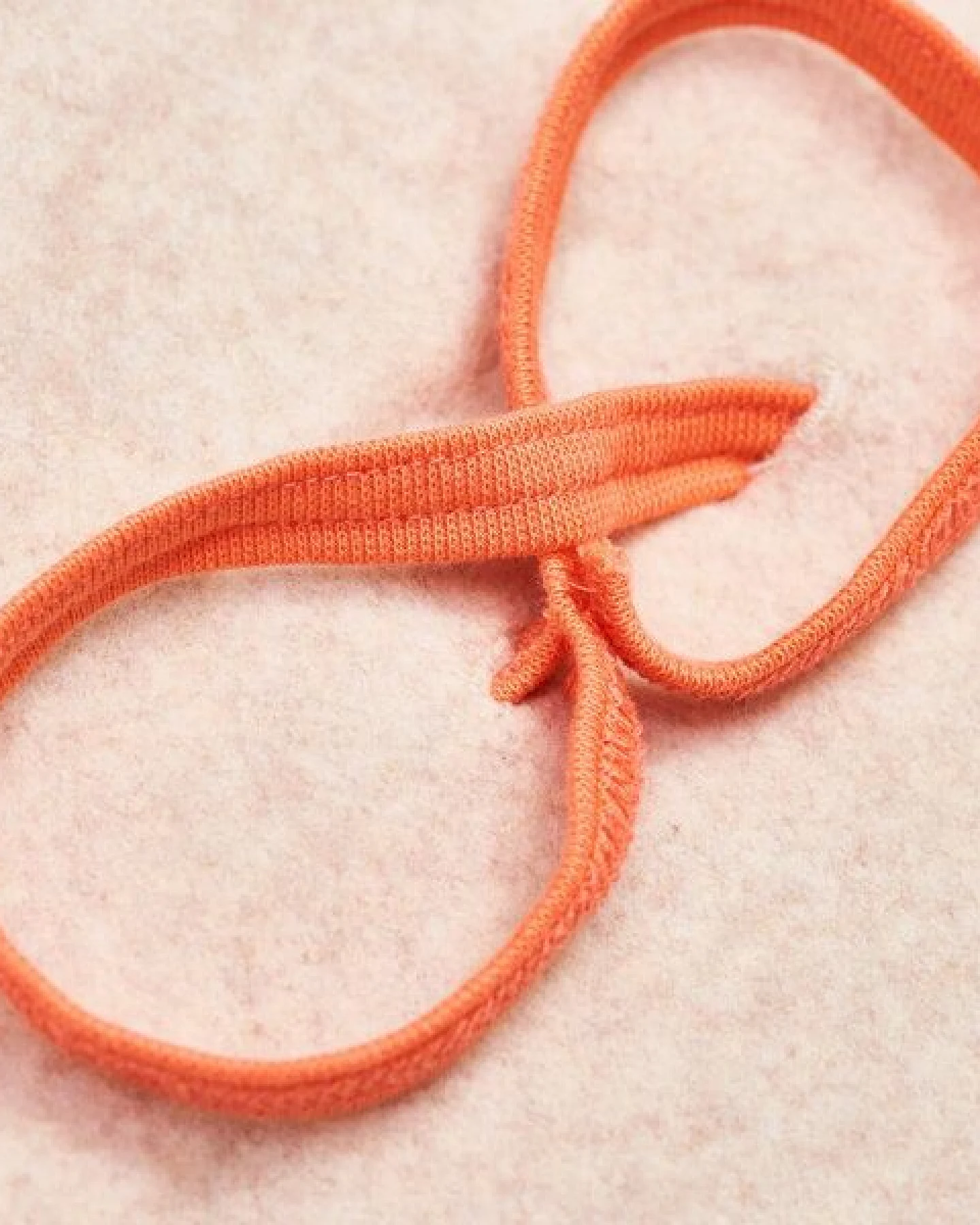 Cheeky Apple Gefütterter Halswärmer aus Bio-Baumwolle "Fleece Nude meliert – Ansicht 3