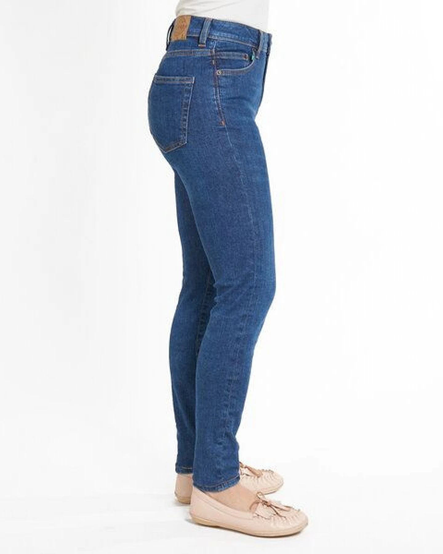 fairjeans Röhrenjeans SKINNY HIGH WAVES, eng und elastisch mit hohem Bund, leicht verwaschen – Ansicht 2