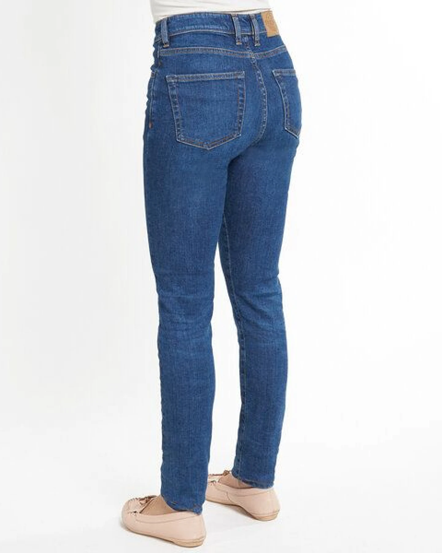 fairjeans Röhrenjeans SKINNY HIGH WAVES, eng und elastisch mit hohem Bund, leicht verwaschen – Ansicht 3
