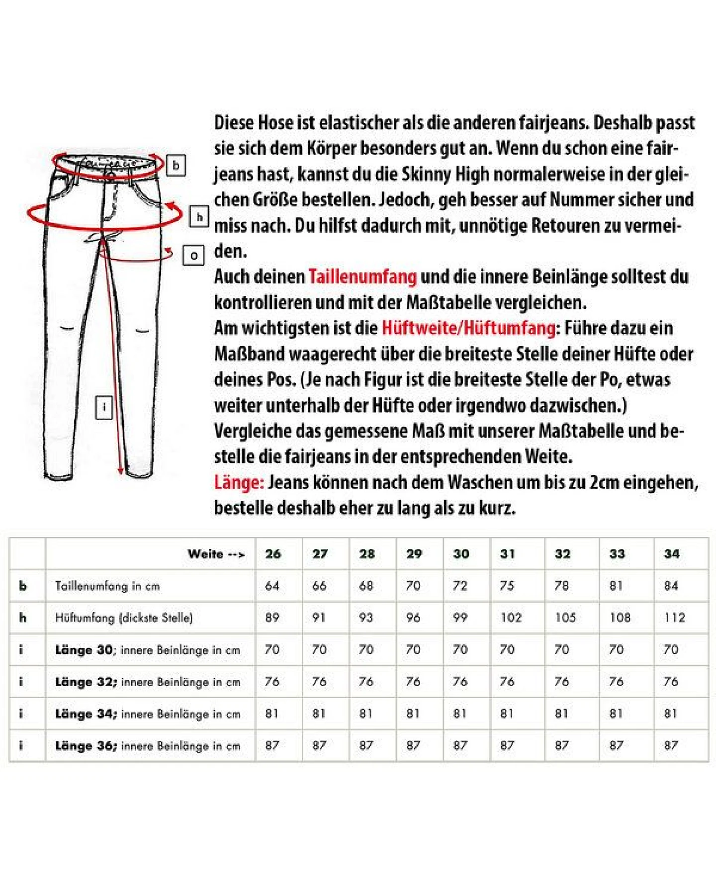 fairjeans Röhrenjeans SKINNY HIGH WAVES, eng und elastisch mit hohem Bund, leicht verwaschen – Ansicht 4