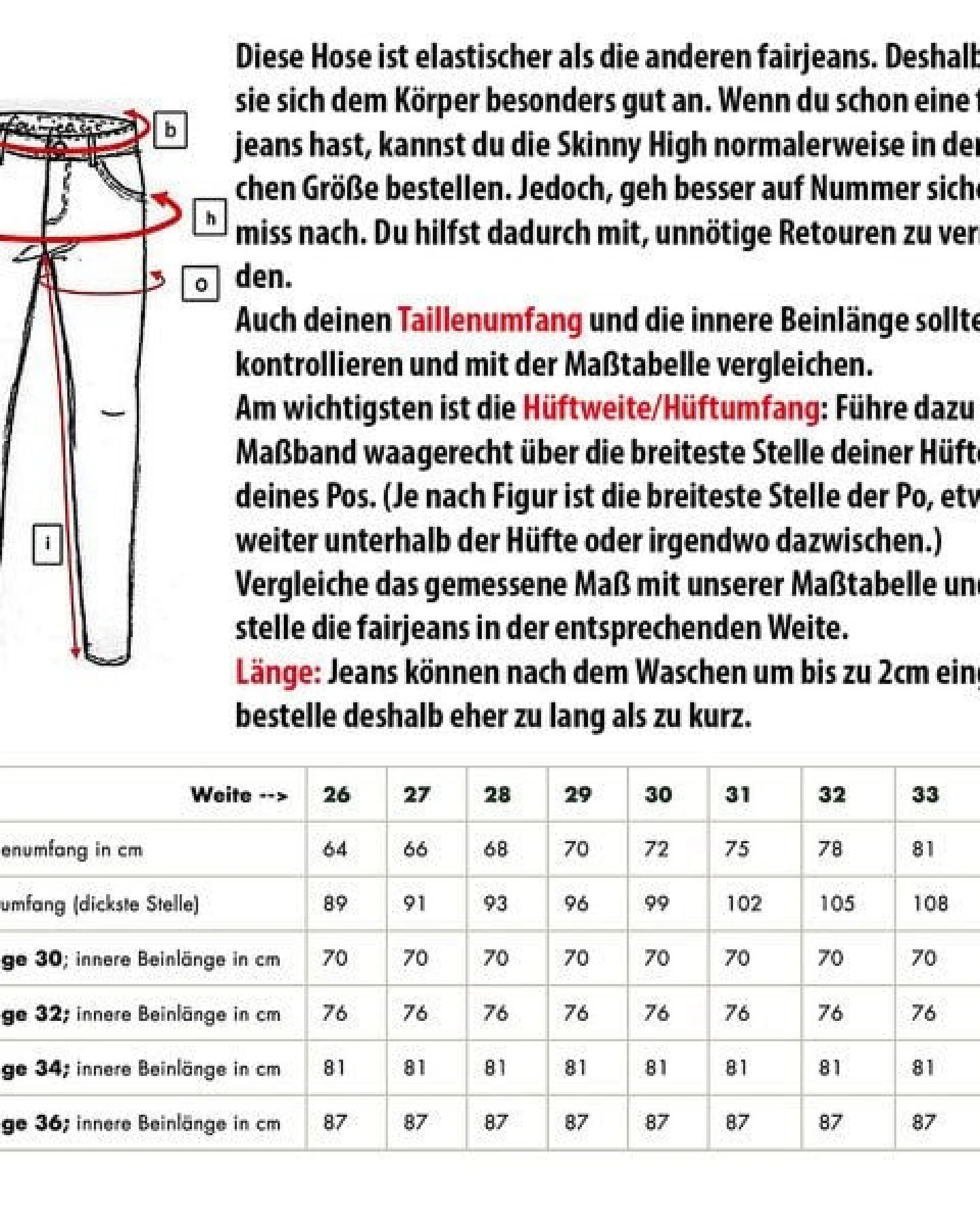 fairjeans Röhrenjeans SKINNY HIGH WAVES, eng und elastisch mit hohem Bund, leicht verwaschen – Ansicht 4