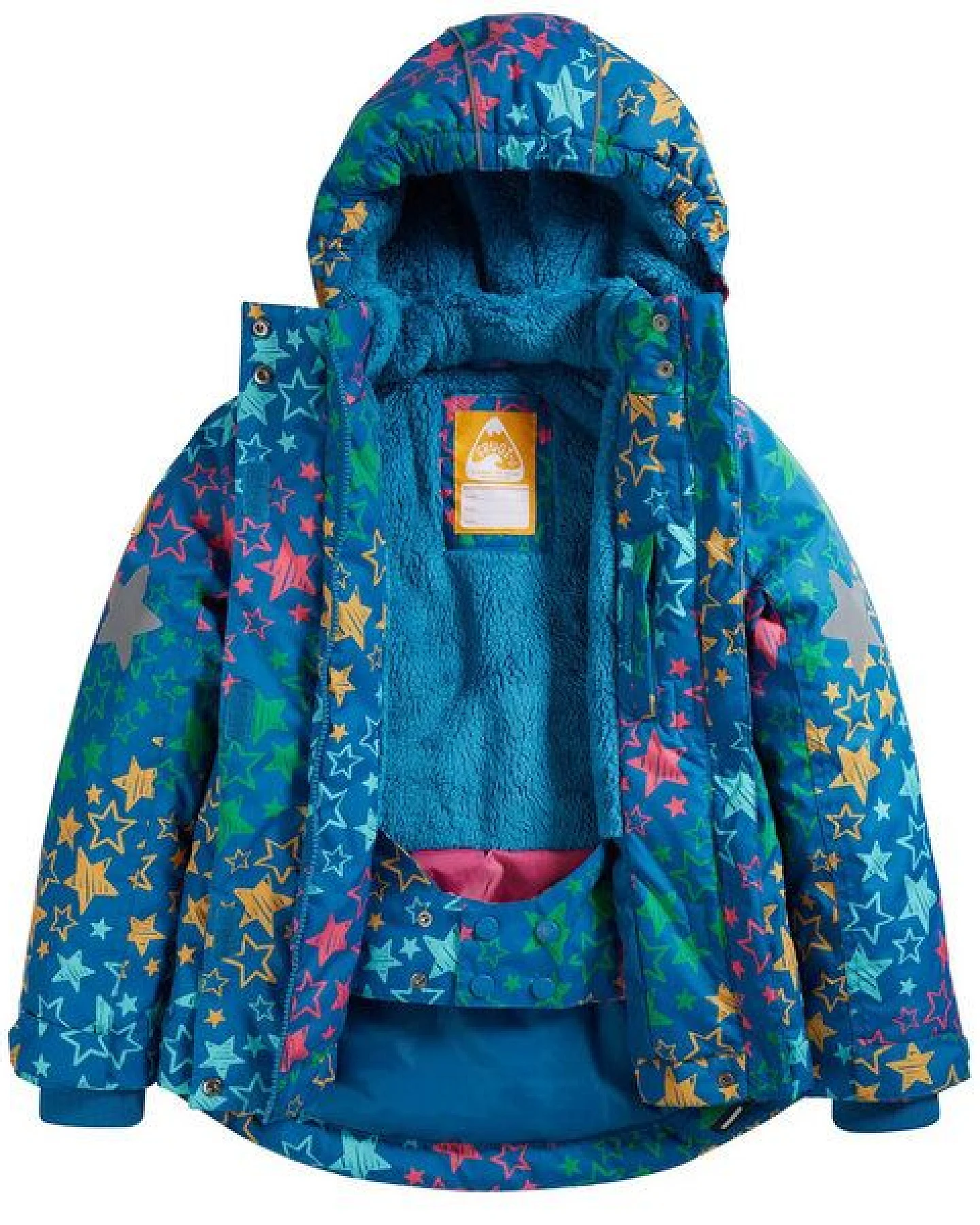 Frugi Warme Kinder Schnee- & Skijacke aus Post-Consumer-Polyester – Ansicht 2
