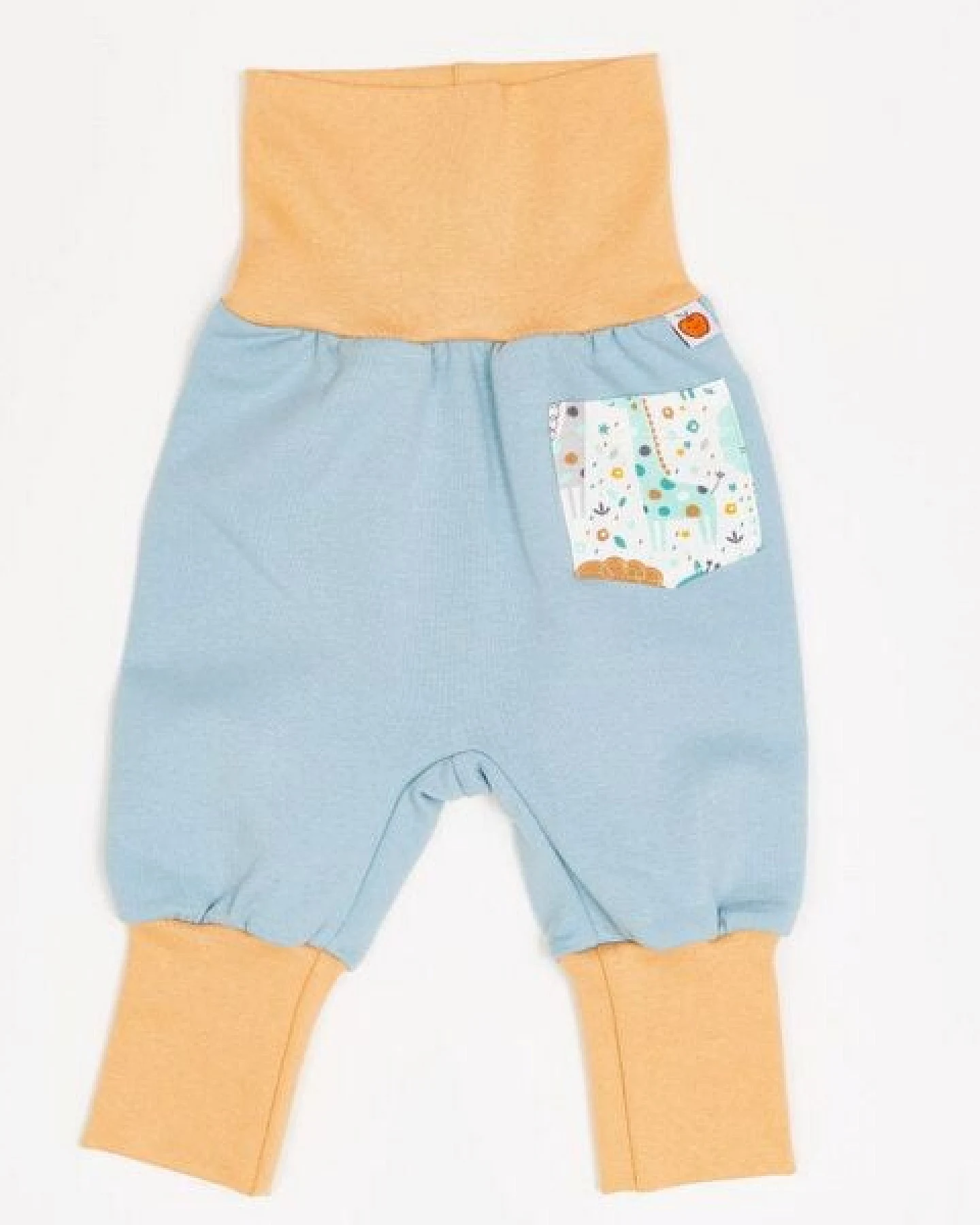 Cheeky Apple Pumphose aus Bio-Baumwolle "Sweat Frost/Mini Jungle" – Ansicht 2