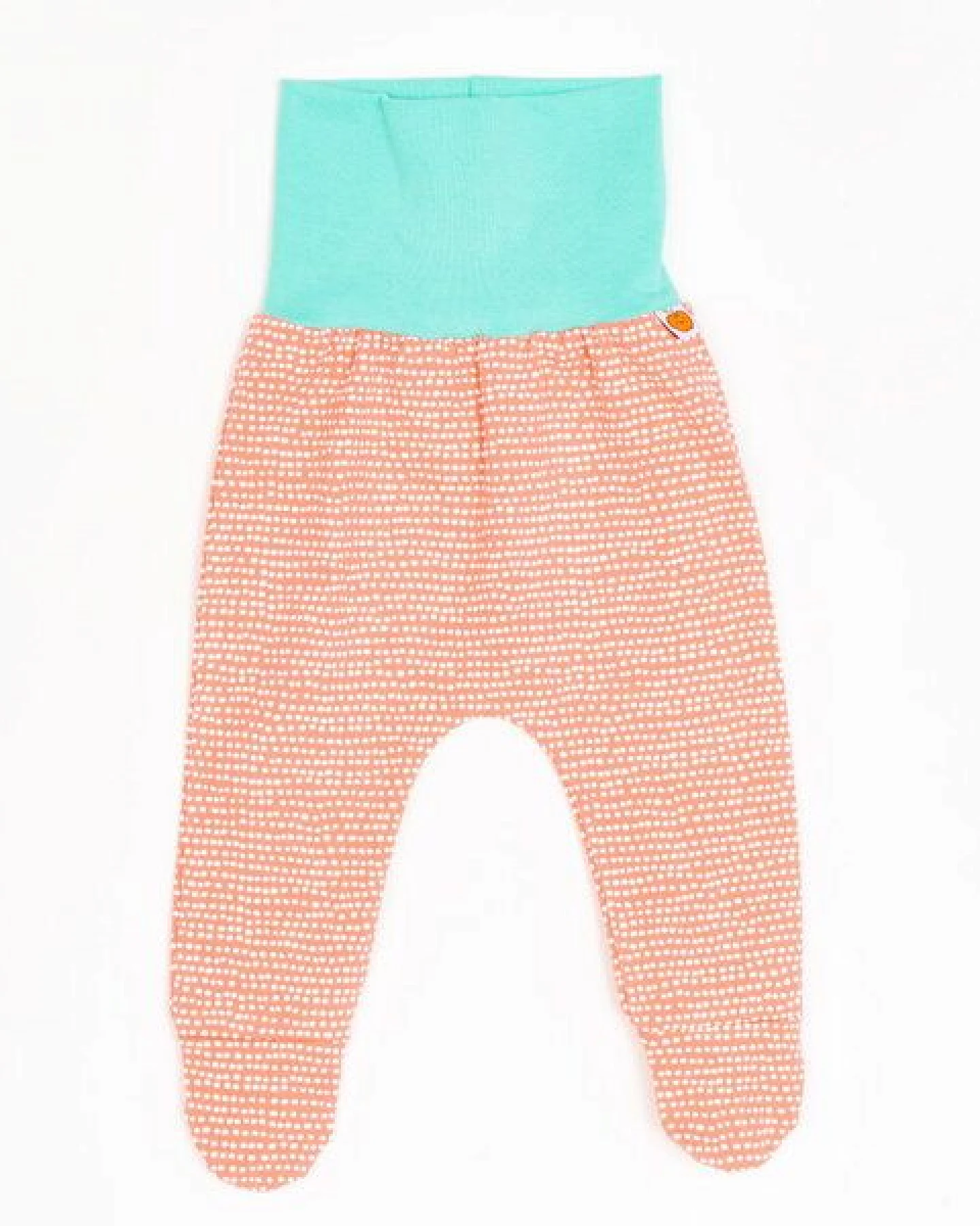 Cheeky Apple Strampelhose aus Bio-Baumwolle "Dotted Lines" – Ansicht 2