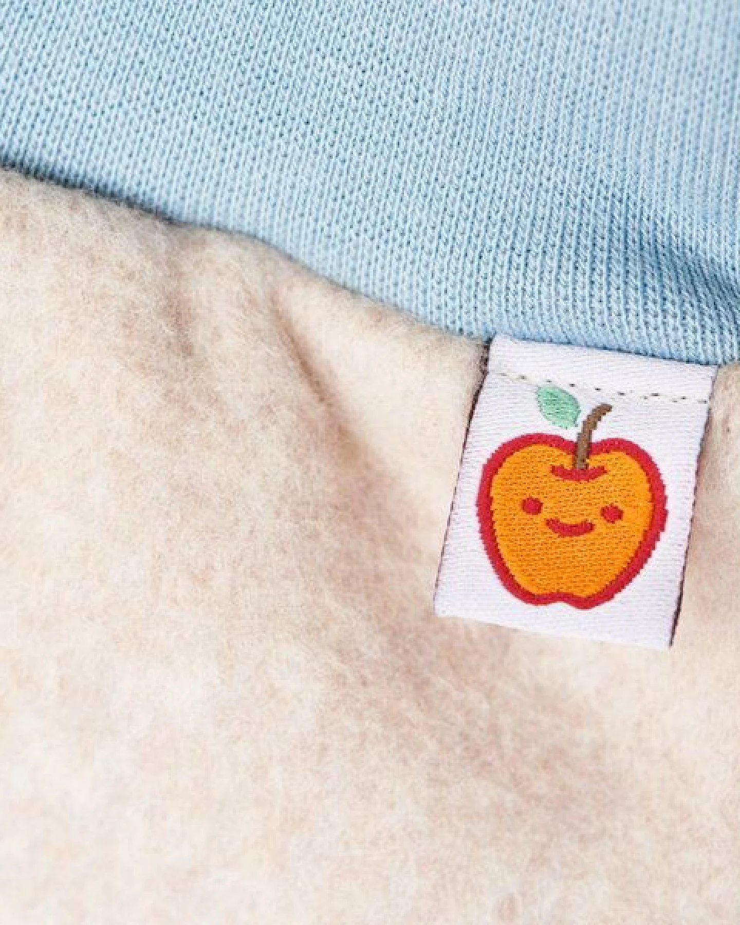 Cheeky Apple Fleece-Pumphose aus Bio-Baumwolle "Fleece Nude meliert" – Ansicht 3
