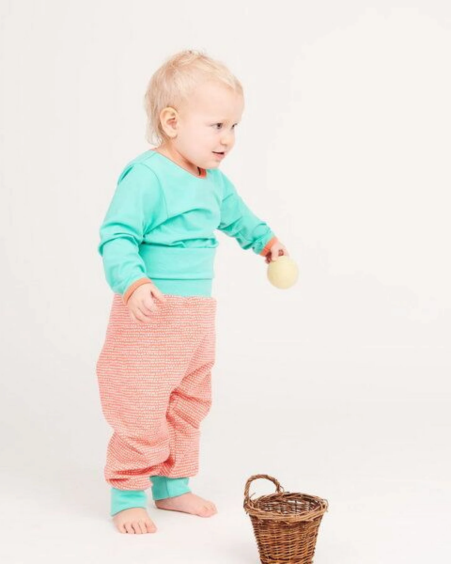 Cheeky Apple Pumphose aus Bio-Baumwolle "Dotted Lines" – Ansicht 4