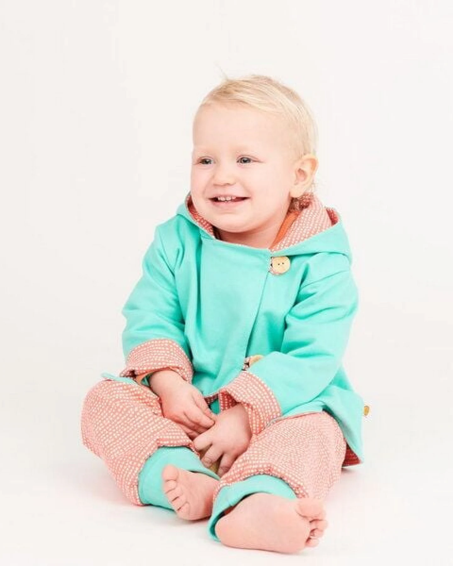 Cheeky Apple Wendejäckchen aus Bio-Baumwolle "Kuschelsweat Uni – Ansicht 4