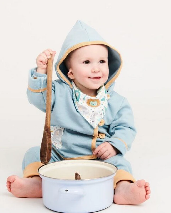 Cheeky Apple Baby-Sweatjäckchen aus Bio-Baumwolle "Sweat Frost