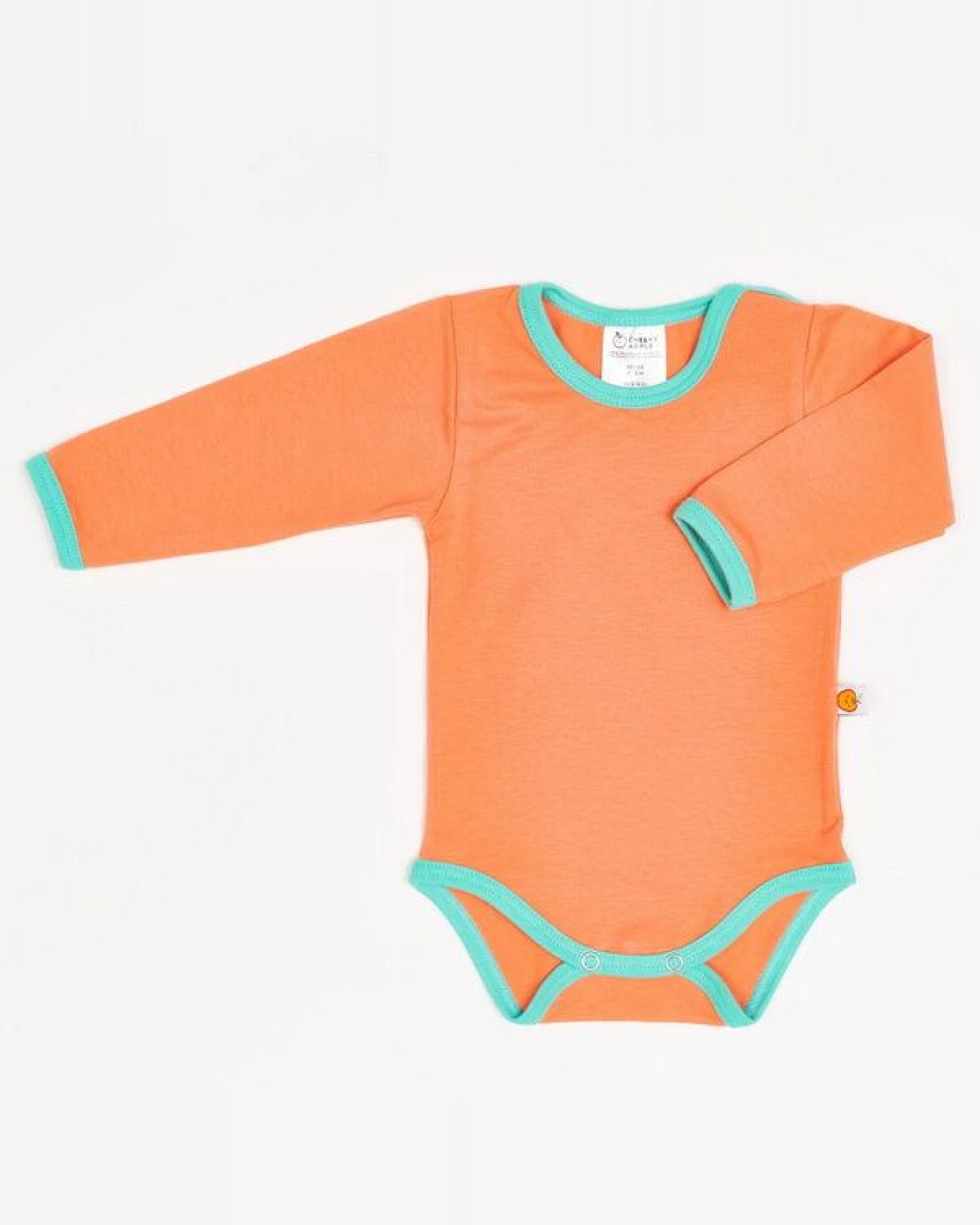 Cheeky Apple Langarm-Body aus Bio-Baumwolle "Jersey Uni" – Ansicht 2