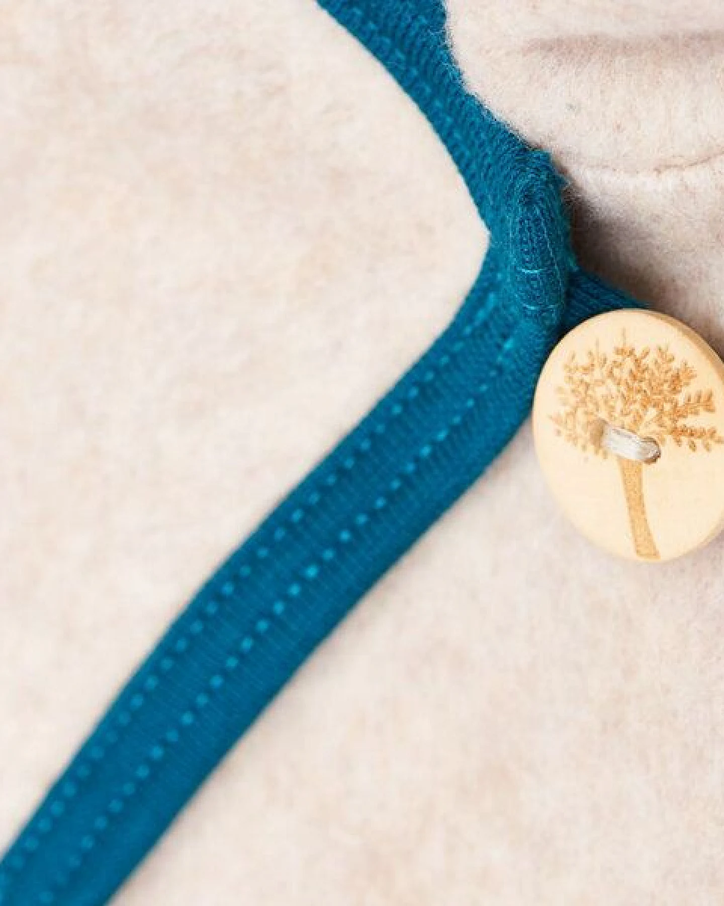Cheeky Apple Fleecejäckchen aus Bio-Baumwolle "Fleece Nude Meliert" – Ansicht 3