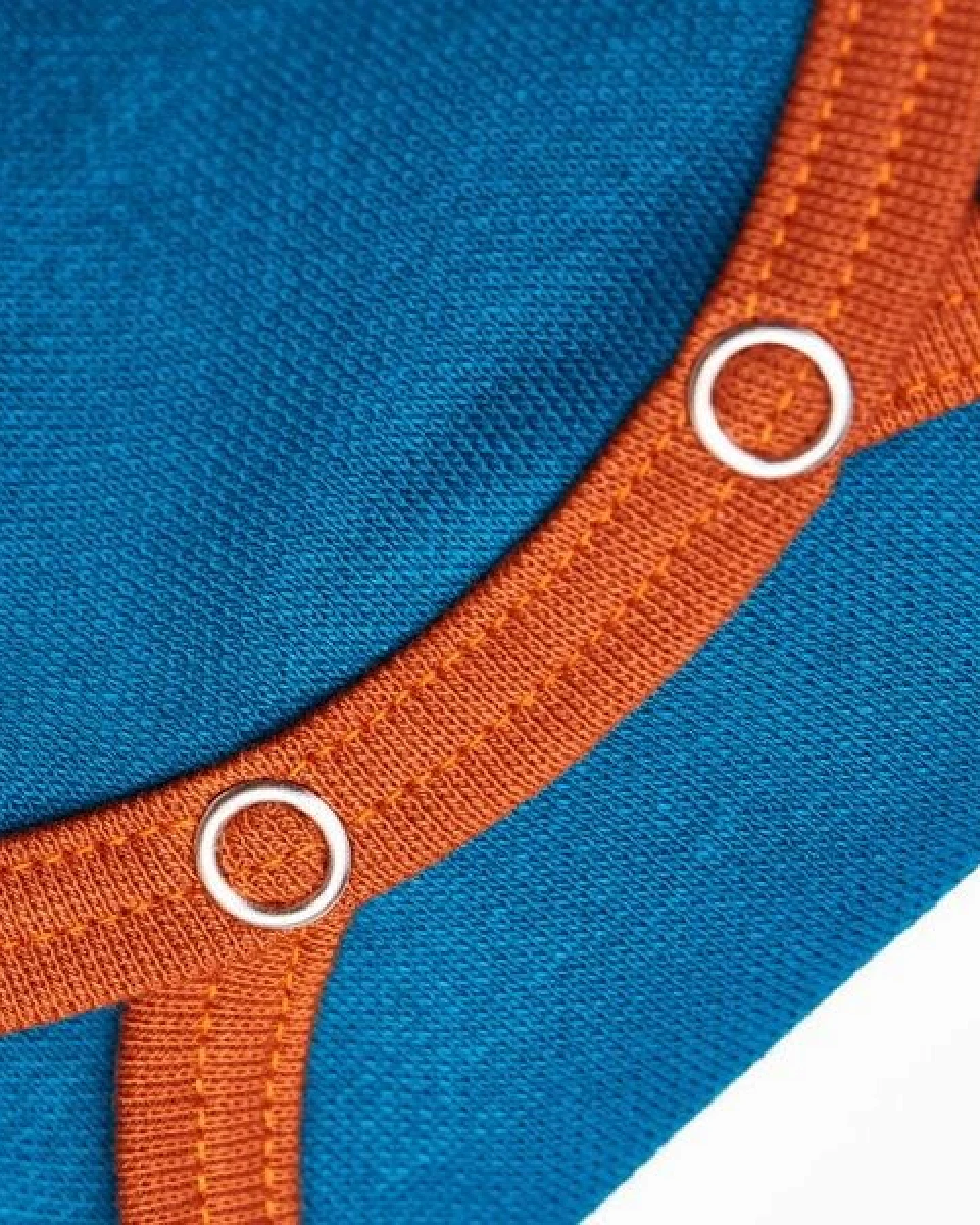 Cheeky Apple Langarm-Body aus Bio-Baumwolle "Jacquard Petrol" – Ansicht 3