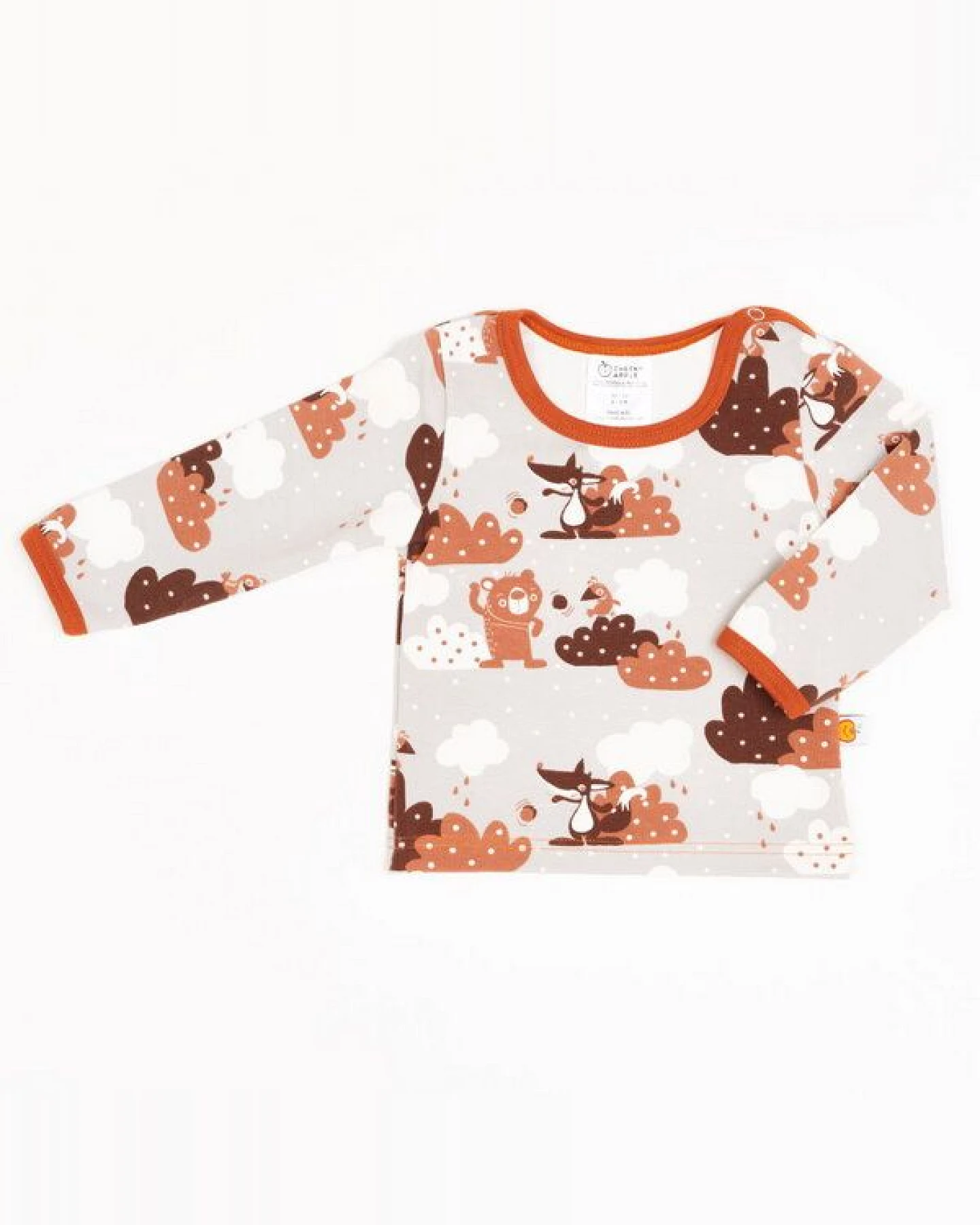Cheeky Apple Langarm Baby-Shirt aus Bio-Baumwolle "Yo-yo" – Ansicht 2