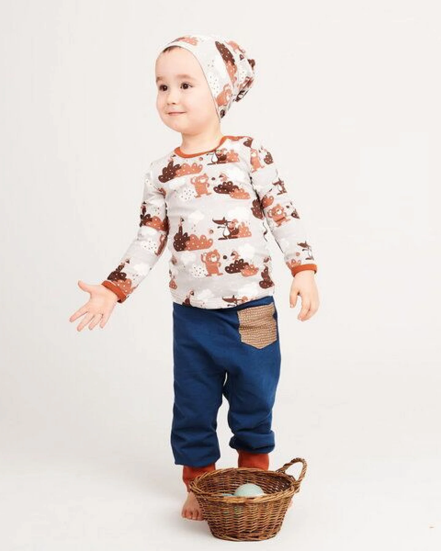 Cheeky Apple Langarm Baby-Shirt aus Bio-Baumwolle "Yo-yo" – Ansicht 4