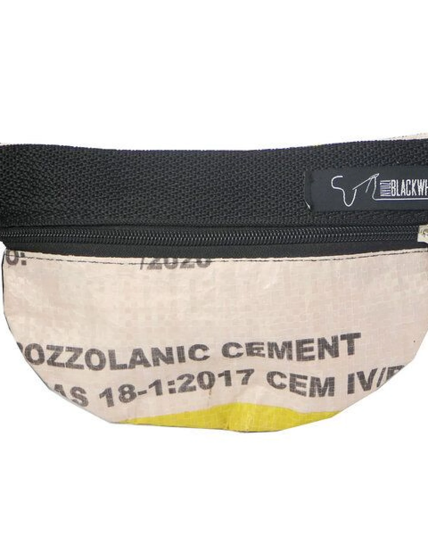 Nyuzi Blackwhite einfache kleine Bauchtasche – Ansicht 3