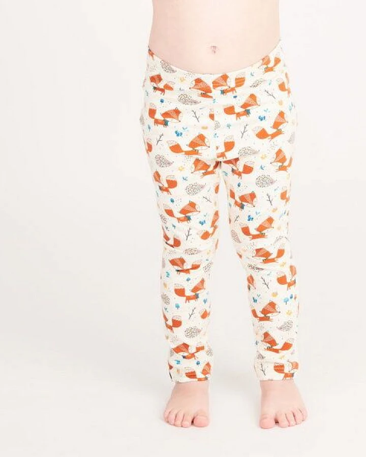 Cheeky Apple Leggings aus Bio-Baumwolle "Fuchs & Igel"