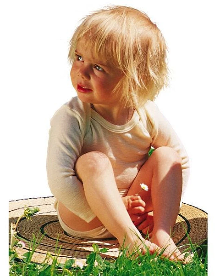 Engel natur Engel Bio Wolle Seide Baby Body lang-Arm