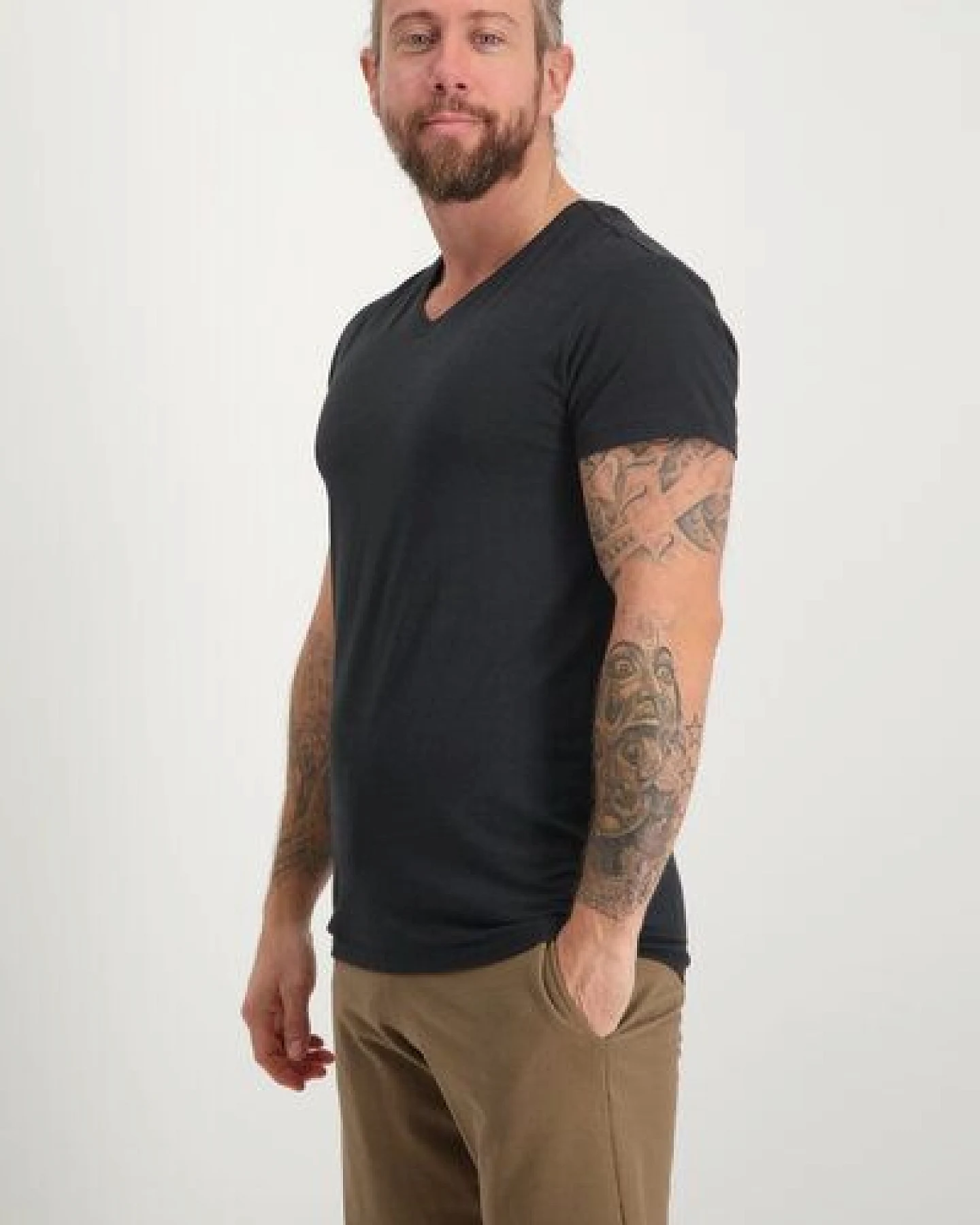 Renegade Guru Herren Yoga Shirt Moksha – Ansicht 2