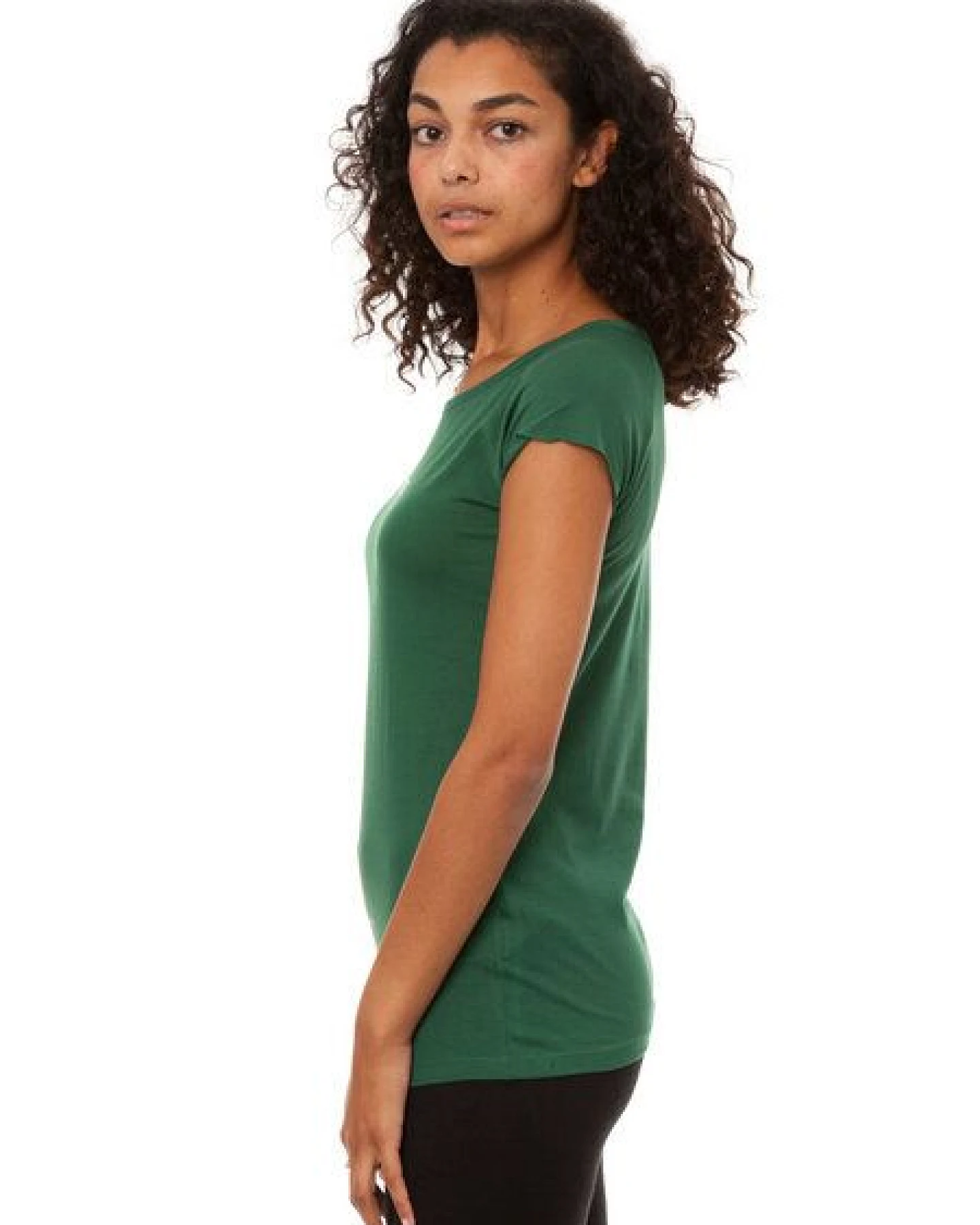 FellHerz Damen T-Shirt Blumenbuch Bio Fair – Ansicht 3