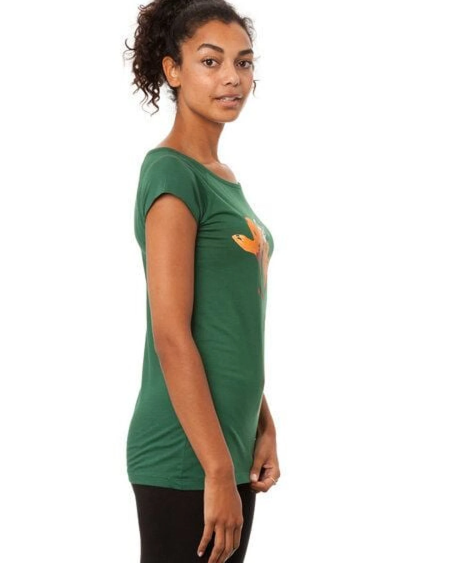 FellHerz Damen T-Shirt Gitarrenmädchen Bio Fair – Ansicht 4