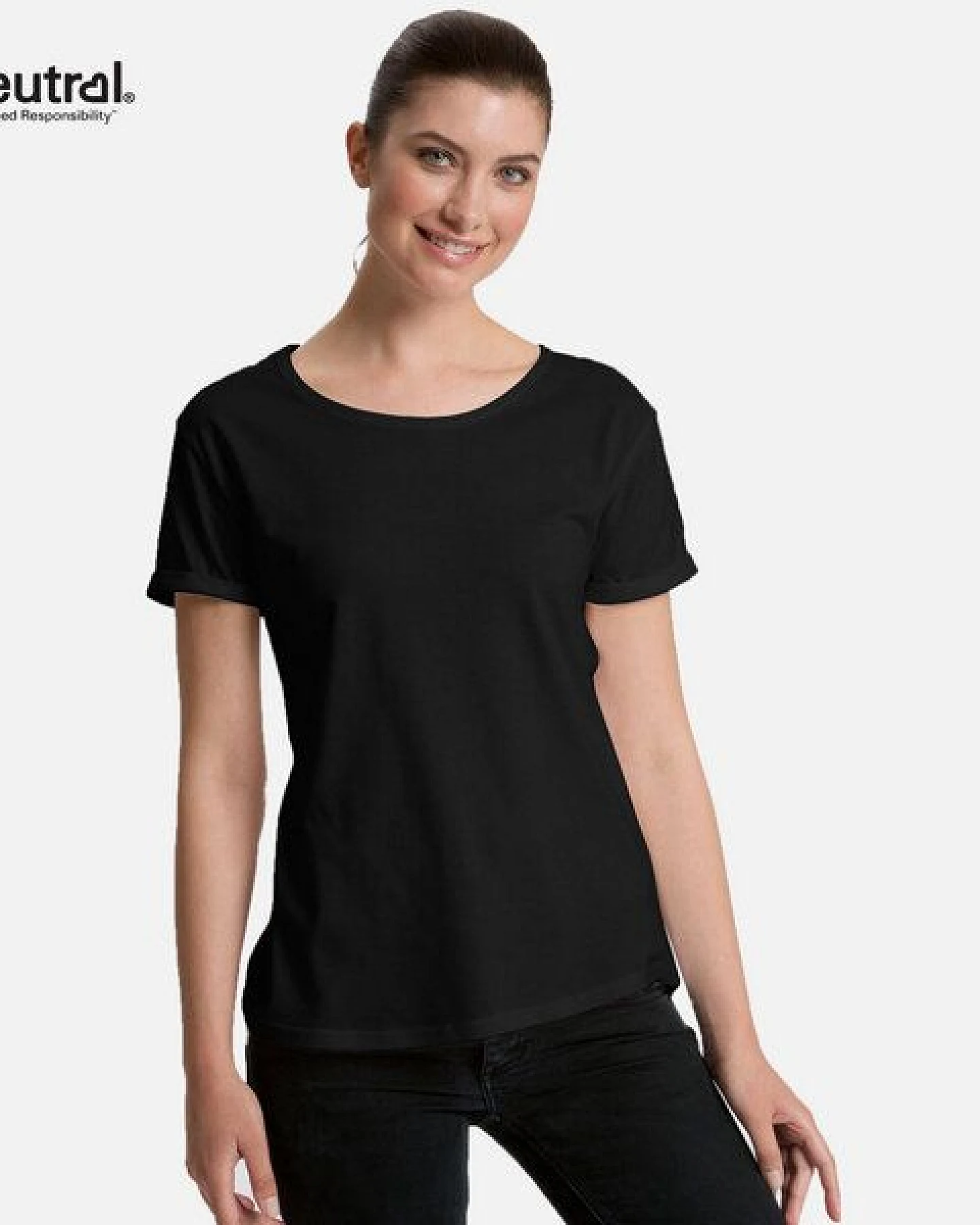 Doppelpack Neutral® Ladies Roll Up Sleeve T-Shirt – Ansicht 2